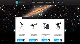 Biggest astronomy related goods store and warehouse in Latvia. Telescopes, equipment and domes for small observatories. Store for those who want to explore the Universe.
